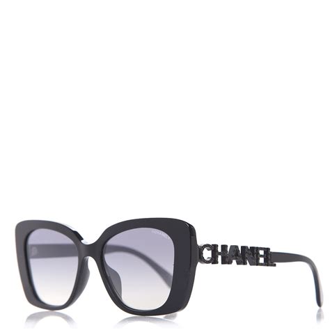 CHANEL Sunglasses: Square Sunglasses, acetate & strass — 